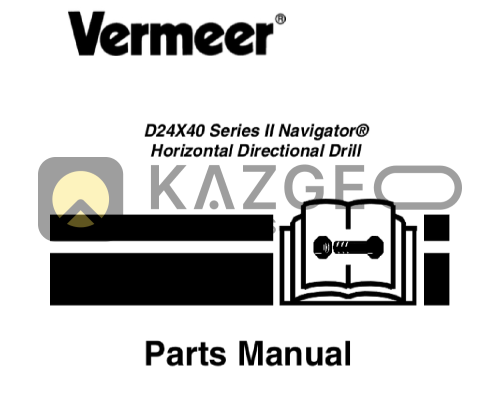 Каталог запчастей Vermeer 24x40 SII (S2)