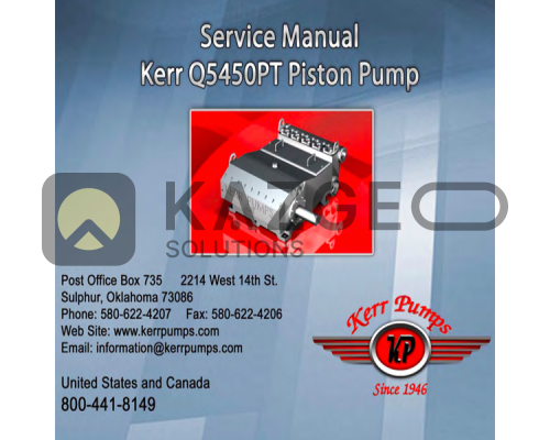 Каталог запчастей Kerr Q-5450PT