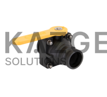 Banjo 2" кран шаровой stubby full port (фланец x male NPT с уплотнениямиW/FKM)