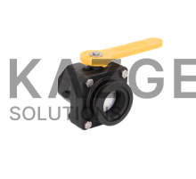 Banjo 2" кран шаровой stubby full port (фланец x famale NPT с уплотнениями FKM)