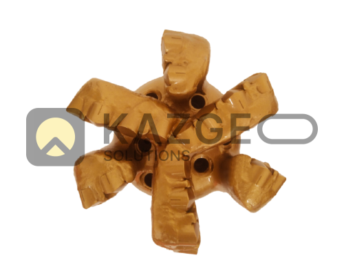 6 1/2" PDC долото буровое 16mm режущий зуб 6 Нож 6 1/2" PDC долото буровое 16mm режущий зуб 6 Нож