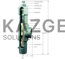 773-7702-3 Клапан 3" с регуляцией обратного давления